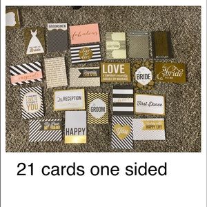 Left over scrapbook cards